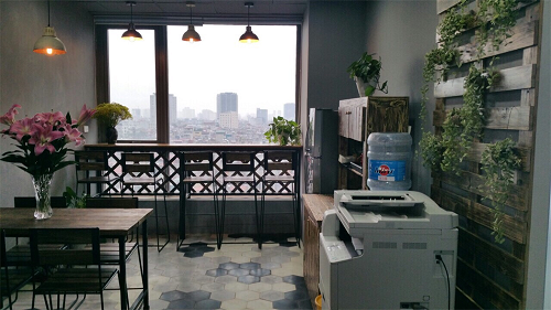 Sử dụng miễn phí nước uống, wifi, máy photo…