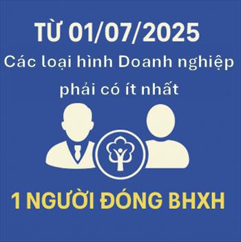 Mọi doanh nghiệp bắt buộc có ít nhất 1 người tham gia BHXH