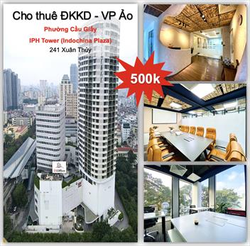 Văn phòng ảo hạng A tại 3 miền