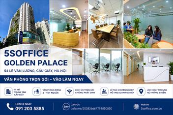 Văn phòng trọn gói Cầu Giấy Golden Palace Lê Văn Lương