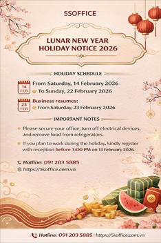 Thông báo nghỉ tết nguyên đán 2026